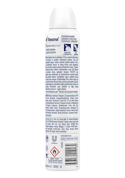 Rexona Kadın Sprey Deodorant Shower Fresh 72 Saat Kesintisiz Üstün Koruma 200 Ml