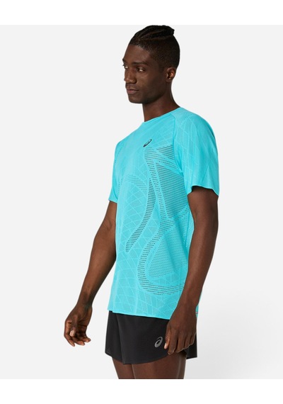 Asics Metarun Ss Top Erkek Energy Aqua Kısa Kollu Tshirt 2011d510-401