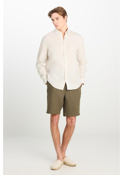 Lee Regular Fit Erkek Gömlek Beige Beige