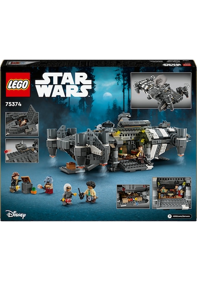 LEGO® Star Wars: Skeleton Crew  Onyx Cinder™ Uzay Aracı Seti 75374- 10 Yaş ve Üzeri Star Wars Sevenler için Oyuncak Yapım Seti (1325P)