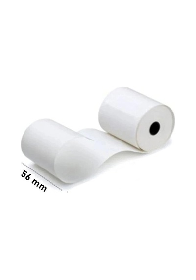 Özel Üretim 56x12 Rulo İşyeri Malzemeleri 56 Mm X 12 Metre Termal Kağıt - Yazar Kasa Pos Rulosu