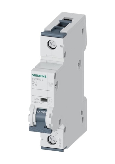 Siemens 5sy5110-7 - 10a 1 Kutup 10ka C Tipi Otomatik Sigorta
