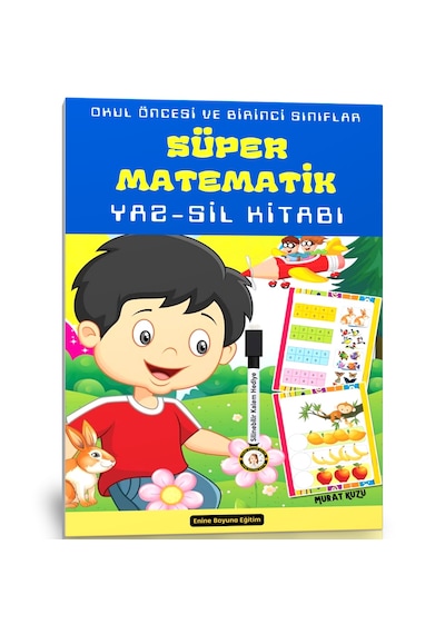 Okul Öncesi Ve Birinci Sınıflar Süper Matematik Yaz-sil Kitabı