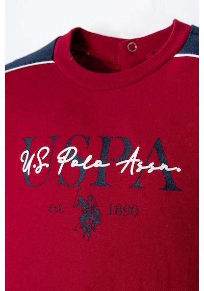 U.s. Polo Assn. Erkek Bebek Kırmızı Şort Takım Kırmızı