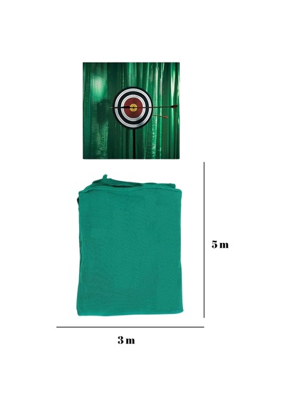 Okçuluk Güvenlik Perdesi 5x3 M Güçlendirilmiş Polyester Ok Yakalama Ağı