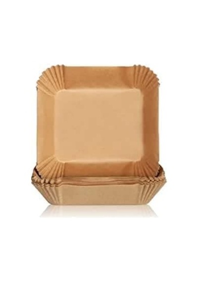 Ayrex Kağıdı Xl-xxl Büyük Boy Kare 200 Adet Hava Fritöz Parşömen Fırın Kağıdı Tek Kullanımlık Kağıt Fı