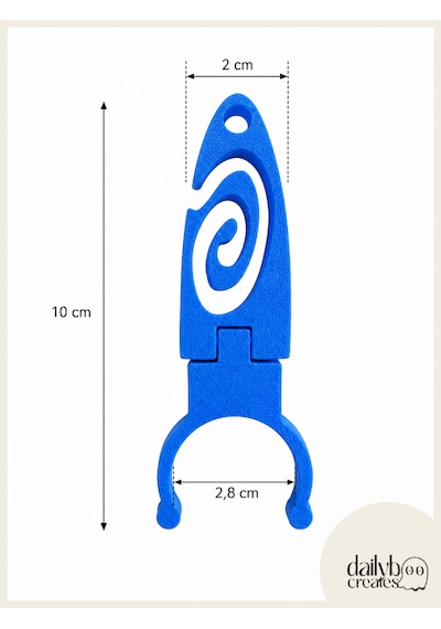 Sup/kano Mavi Kürek Sabitleme Aparatı 2'li Set -paddle Board Kürek Tutucu Klips-kayma Önleyici Kürek Aksesuarı