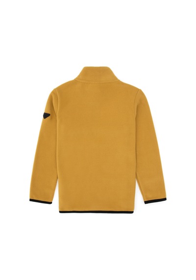 U.S. Polo Assn. Erkek Çocuk Hardal Fermuarlı Yaka Sweatshirt 50313841-VR151
