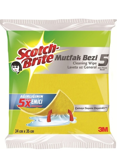 Scotch Brite Temizlik Bezi 5'li