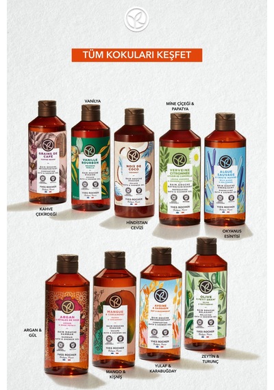 Yves Rocher Duş Jeli - Nemlendirici Canlandırıcı Mango Kişniş-sls,sles İçermez,vegan-400ml Diğer