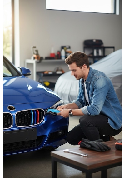 Bmw F30 3 Serisi Uyumlu M Stil 8 Tırnak Ön Panjur Şeridi 2013-2018 M Panjur İçindir, e Uymaz  -