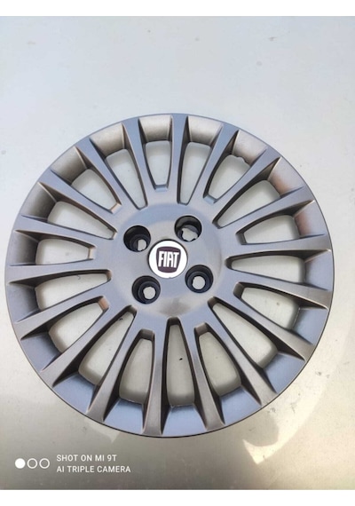 Fiat Fiorino 15 Inc Füme Rengi Kırılmaz Jant Kapağı 4 Adet /5110füme/