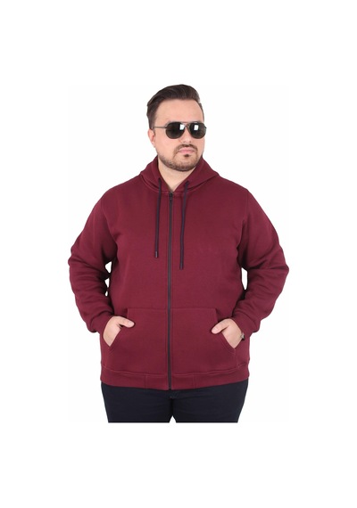 Starbattal Büyük Beden Unisex Kapüşonlu 3ip Sweat 11701 Murdum Murdum