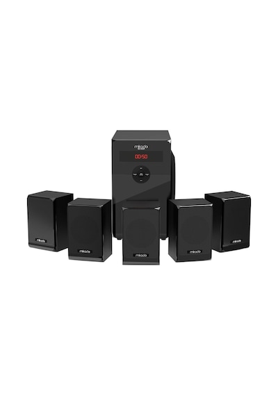 Mıkado Md-582bt, 110w, 5+1, Masaüstü, Usb/sd/fm/bluetooth, Siyah Kasa, Ev Sinema Sistemi