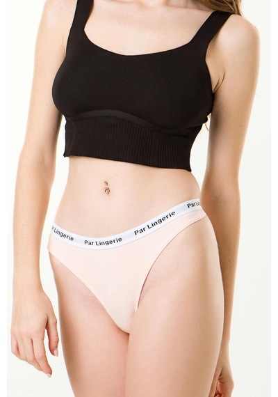 Parlingerie Kadın String Tanga Somon