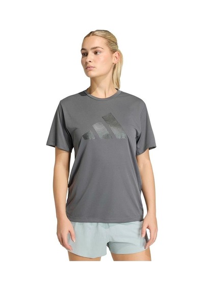 Adidas Kadın Gri T-shirt Run Ess Bl T W Jz6824 Gri