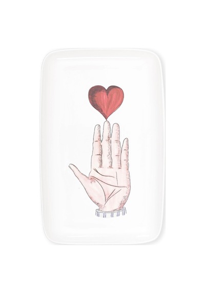 The Mia Luv Dikdörtgen Servis 31x20 Cm Çok Renkli