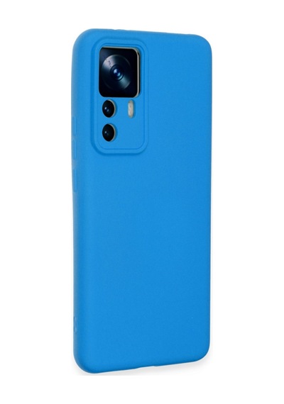 Xiaomi Mi 12t Pro Uyumlu Kılıf Nano İçi Kadife Silikon - Mavi
