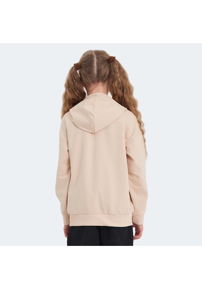 Slazenger LAYO Çocuk Kapüşonlu Camel Sweatshirt