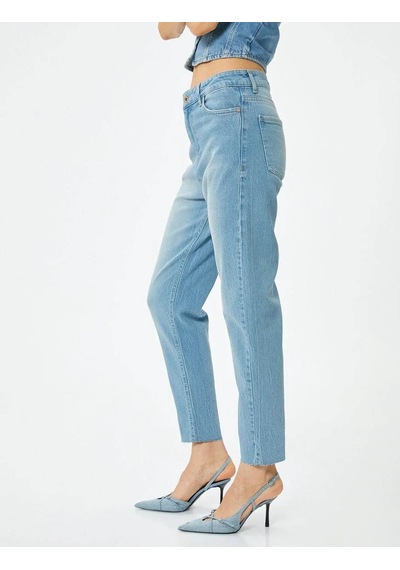 Koton Kadın Jean Pantolon Açık İndigo 4sal40306md 25ky59t01435 Y5905
