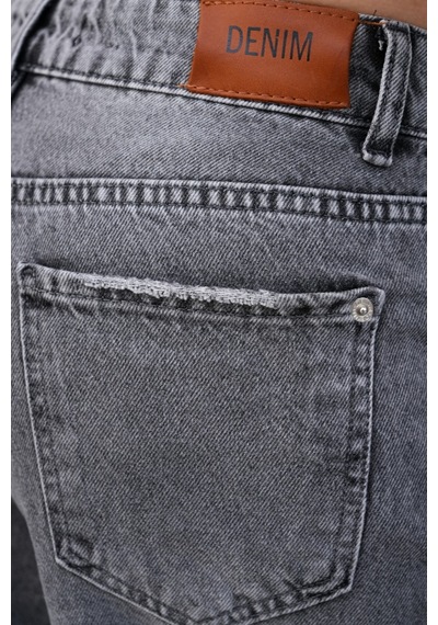 Cool Tarz Miami Antrasit Straight Wide Kadın Jean Antrasit Antrasit