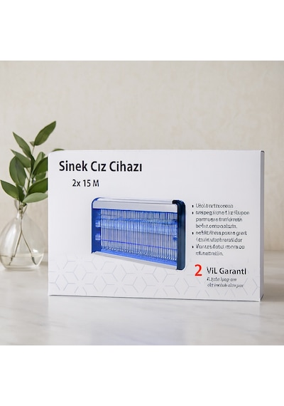 30w Elektrikli Sinek Öldürücü Cihaz 80 M², 3000v