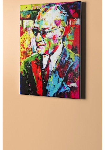 Webstyle Sayılarla Boyama Seti Kasnaklı Renkli Atatürk 5 60x75 Cm