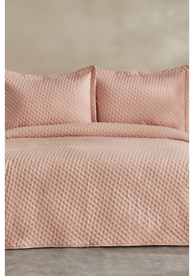 Karaca Home Breeze Soft Çift Kişilik Yatak Örtüsü Somon 200.22.14.0383