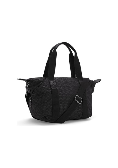 Kipling Kıplıng Art Mini Küçük Boy Omuz Çantası Siyah Sıgnature Emb Siyah