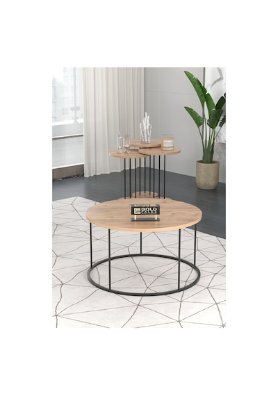 Orta Sehpa Ve Zigon Sehpa Terra 4 Lü Set Ceviz Atlantik