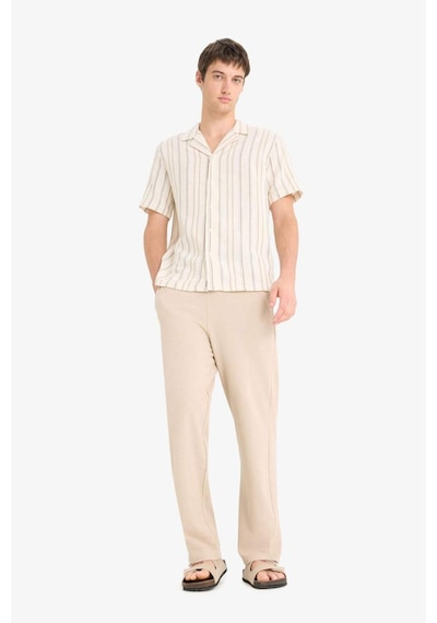 DeFacto Beli Bağcıklı Wide Leg Geniş Paça Eşofman Altı E5212AX25SMBG170