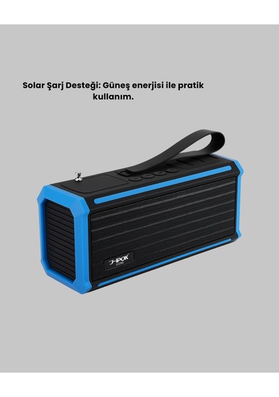 Kablosuz J-ıpox P520 Bluetooth Hoparlör Uzun Pil Ömrü Mikrofon
