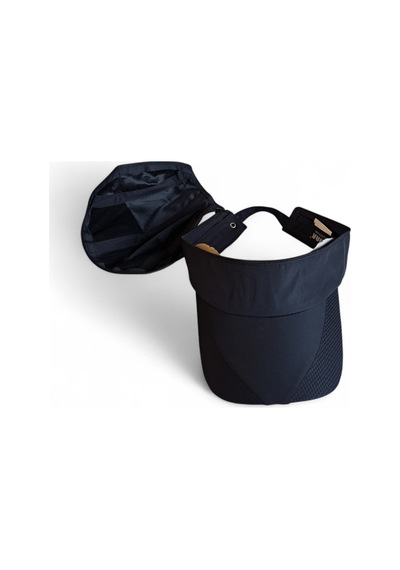 İldeşli Çift Kulanımlı Vizor Ve Spor Outdoor Cap Üskısmı Açılabilen İthal Şapka Siyah
