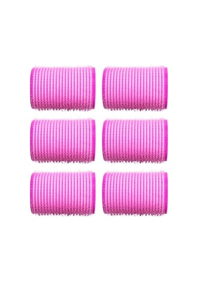 Cırtlı Süngerli Bigudi, 6 Adet - 40x63 Mm Açık Mavi