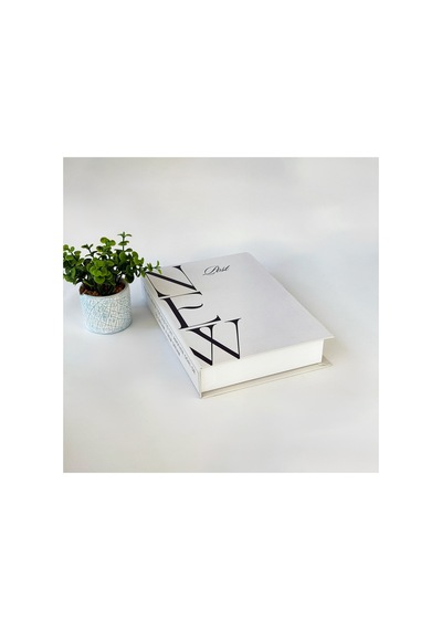 Kitap Görünümlü Dekoratif Kutu, İskandinav Tarzı Kitap Şeklinde Saklama Kutusu, Ev Dekorasyonu - Dvdktpkt0014