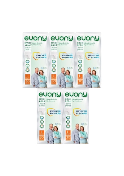 Hasta Bezi Yetişkin Emici Külot L - Büyük - Large 150 Adet 5pk 30