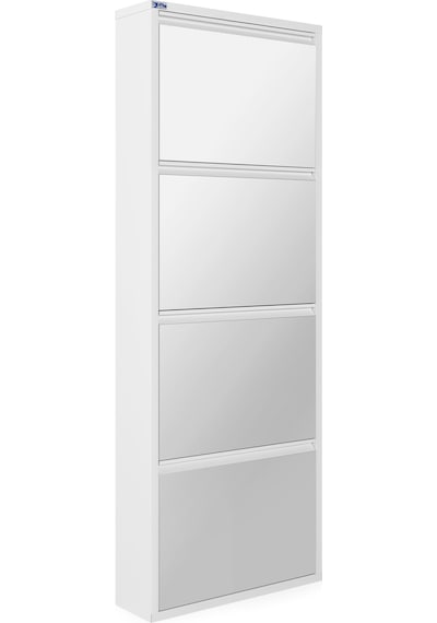 Ceha 4'lü Metal Ayakkabılık Kar Beyaz/Aynalı K.AYK-4/A/P9003 Beyaz Ceha 4'lü Metal Ayakkabılık Kar Beyaz/Aynalı K.AYK-4/A/P9003 Beyaz