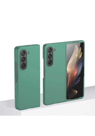 Microcase Samsung Galaxy Z Fold 7 İle Uyumlu Mat Yüzey Sert Plastik Kılıf - Al8848 Yeşil