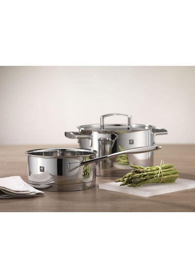 Zwilling 5 Parça Tencere Seti, Paslanmaz Çelik, 5 Parça, Gümüş Re Diğer