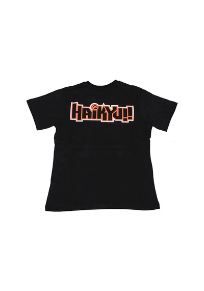 Haikyu Tişört Siyah Çok Renkli