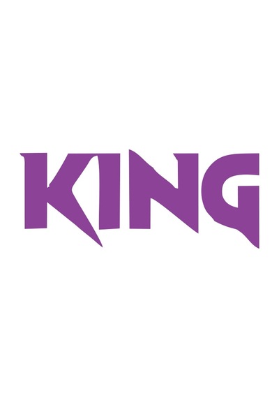 King Araba Sticker 17x17 Cm Mor