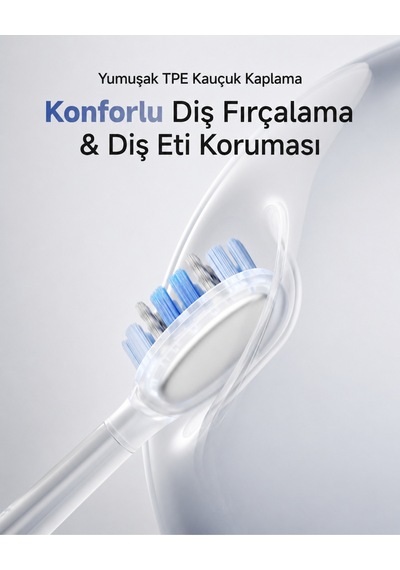 Laifen Wave Pro Orijinal Alüminyum Alaşım Elektrikli Diş Fırçası Açık Gri