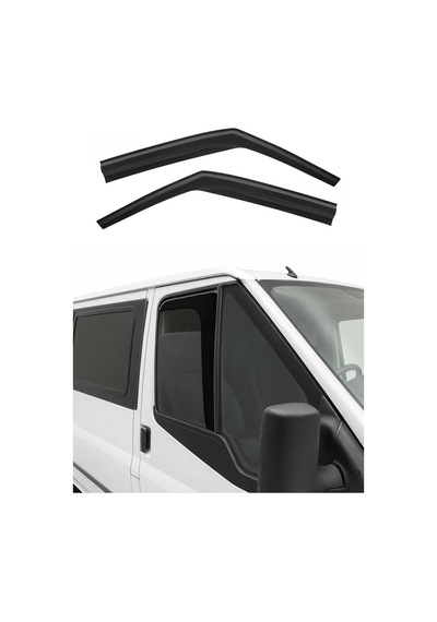Ford Transit T-15 Mk5 1997-2002 Uyumlu Araca Özel Sport Style Akrilik Cam Rüzgarlığı Koyu 2 Parça