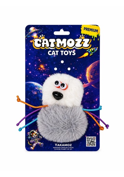 Premium Ponpon İpli Peluş Örümcek Oyuncak