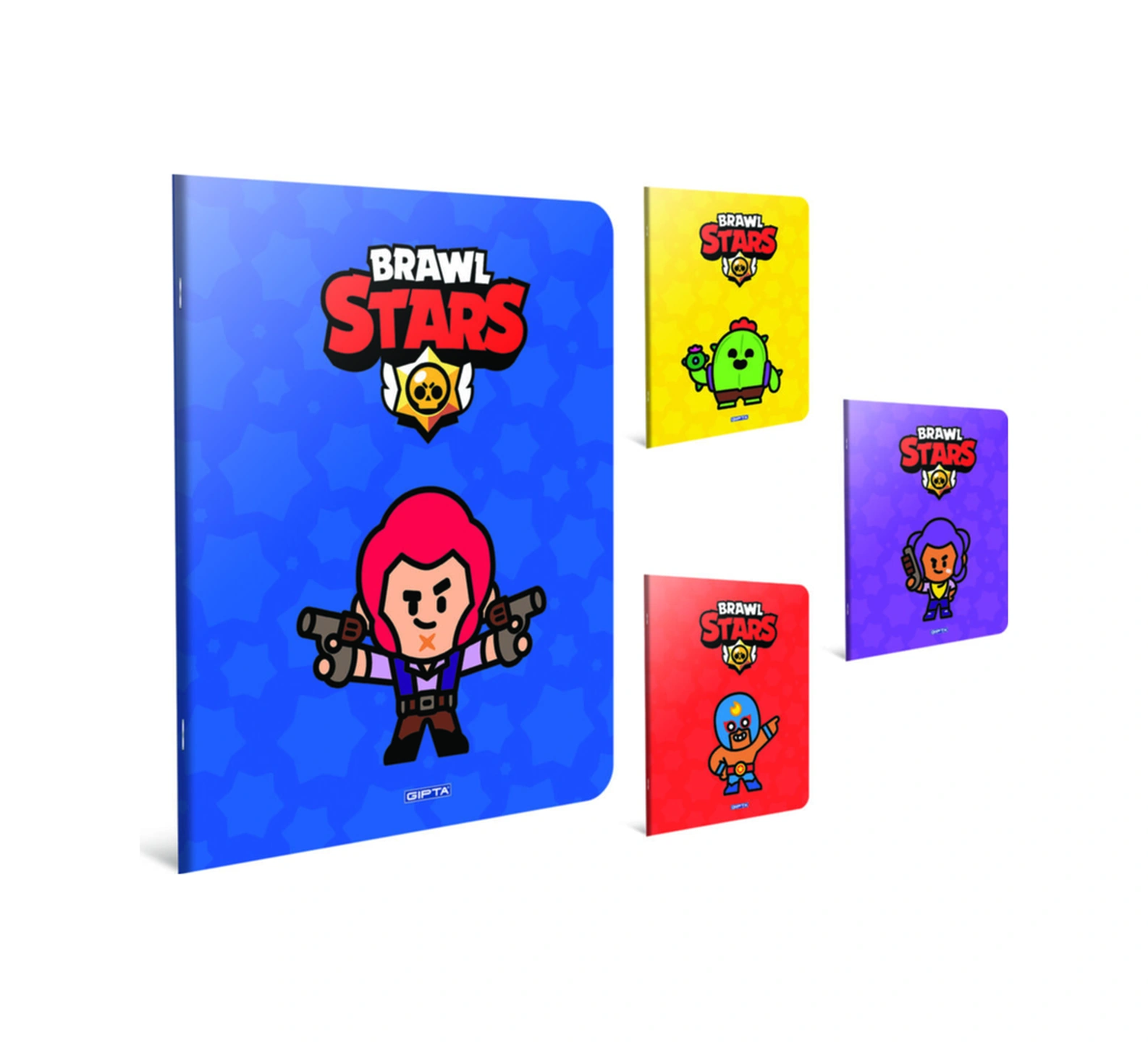 Brawl Star Tel Dkş.karton Kapak Defter A5-60 Yaprak Çizgili 1 Adet Karışık
