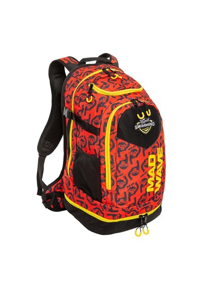 Mad Wave Sırt Çantası Lane Kırmızı Desenli 45lt Kırmızı