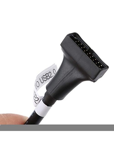 Pin Usb 2.0 Dişi 19 Pin Usb 3.0 Erkek Çevirici Dönüştürücü Kablosu 4584