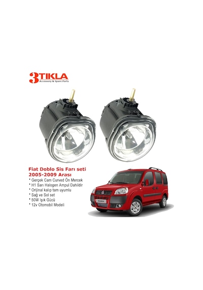 Fiat Doblo 2009 Sis Farı Takımı Ampul Dahil
