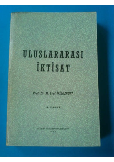 Uluslararası İktisat 1992 Yılı Basım