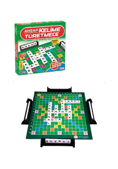 Kelime Türetme Oyunu Ahşap Eğitici Oyun